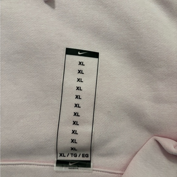 NWT- Nike Men's Light Pink Pullover Hoodie Size XL - Picture 9 of 9